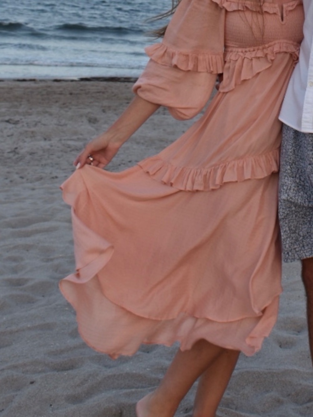 Pink Ruffle Dress - Picture 3 of 6